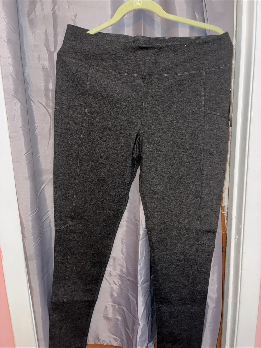 Mudd 4xFLX  Stretch Lycra leggings/pants New 
Size XL Ponte  Heather gray